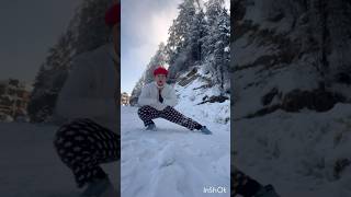 #yogapractice #yogaanytime #yoglifeline #snow #mountains #himachal #yogatime