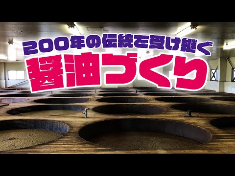 【金笛しょうゆ】200年の歴史ある醤油蔵を見学