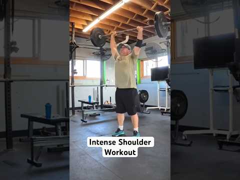 Intense shoulder workout!  #resourcefullawyer #fitover40