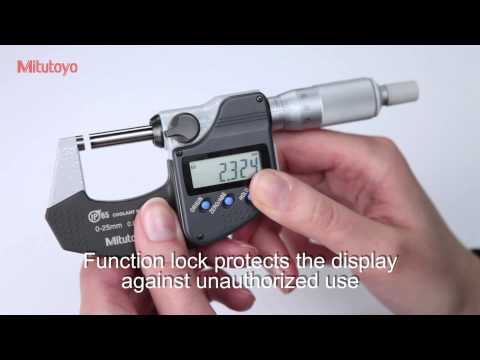 Mitutoyo New IP65 Coolant-Proof Micrometer | Robust Design with ±1 µm Accuracy & IP65 Protection