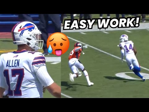 Josh Allen & Stefon Diggs Preseason ‘DEBUT’ 🔥 Broncos vs Bills Preseason highlights