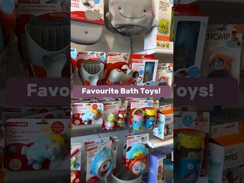 Our Favourite Bath Toys! #bathtime #bathtoys #baby