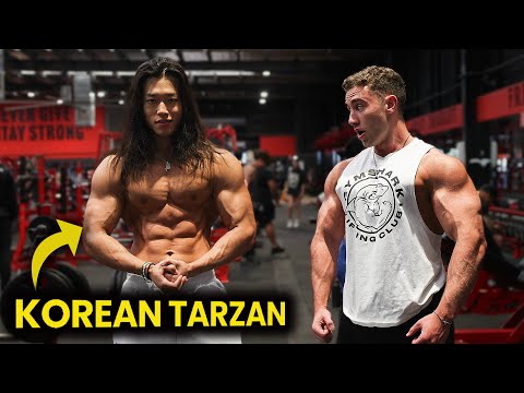 Arm Workout with Natural Fitness Model 'Korean Tarzan'