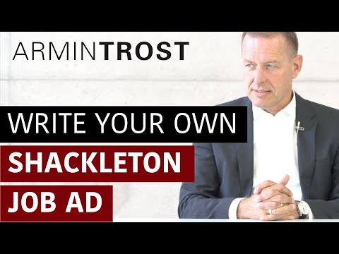 Write your own Shackleton Job Ad