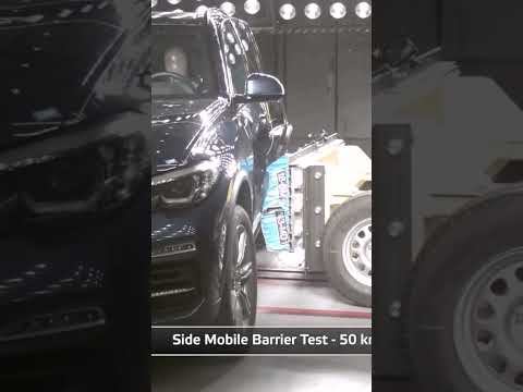 2024 Mazda CX80 vs BMW x5 crash test! #safety #crashtest #safety