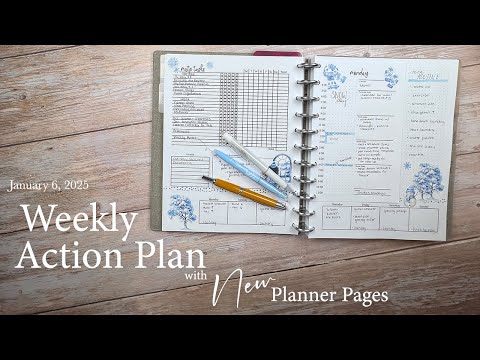 Weekly Action Plan with NEW Planner Pages  | January 6, 2024