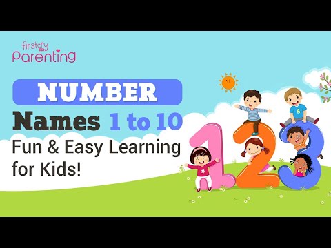 Number Names | Number Names 1 to 10 | Numbers In Words | Number Spellings