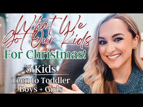 *NEW* WHAT I GOT MY 5 KIDS FOR CHRISTMAS 2023 🎁 // Teen to Toddler // Boys & Girls!