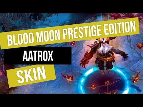 Aatrox: Blood Moon Prestige Edition | Skin Spotlight • League Of Legends