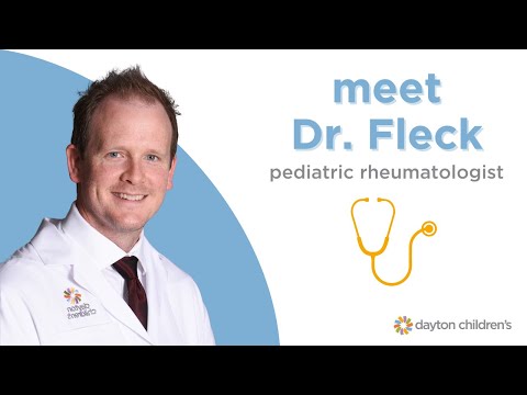 Meet Dr. Fleck, pediatric rheumatologist at Dayton Children's Hospital