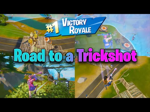 I Hit My FIRST Trickshots of Season 4! (Road to a Trickshot #17)