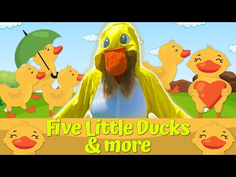 ⭐Five Little Ducks + More | Kids Songs & Nursery Rhymes | Learn To Count