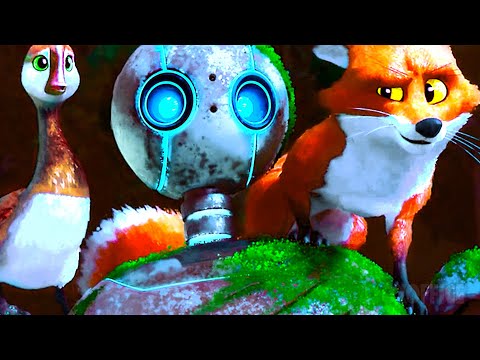 Wild Animals VS Robots | The Wild Robot Full Final Fight 🌀 4K