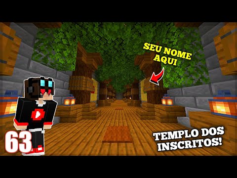 Templo Dos Inscritos!! - Minecraft Survival 1.19 #63 (Minecraft Bedrock)