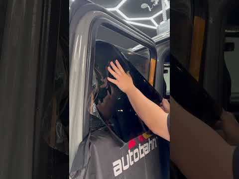 Installing nano ceramic tint on a brand new G wagon, no shrink needed! Two stage method ASMR