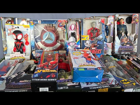 Marvel's Spider-Man series Unboxing, Hulk, Iron Man, Doctor Strange, Thor, Black Panther, Spidey 1