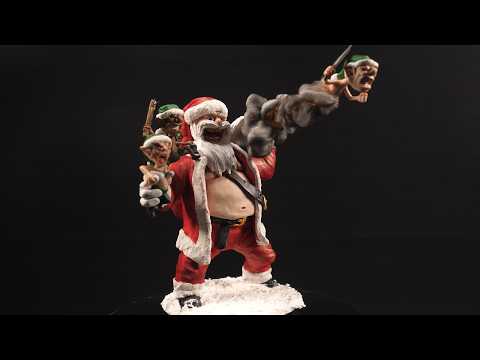 I made Santa firing Knife Wielding Elves from a Cannon