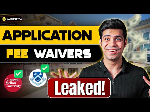 Free Application Fee Waivers for Spring/Fall 2025 Leaked! Apply for FREE -University List!