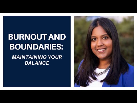 Burnout and Boundaries: Maintaining Your Balance with Prerika Agarwal (MBA'13)