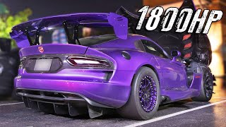 200MPH Street Racing - Turbo Vipers vs H2 Bike, Supra, Huracan