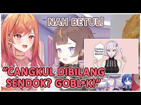 Ketika ANYA Ngajarin RIRIKA Meme Indonesia (Cangkul Dibilang Sendok) | (Hololive Clips)