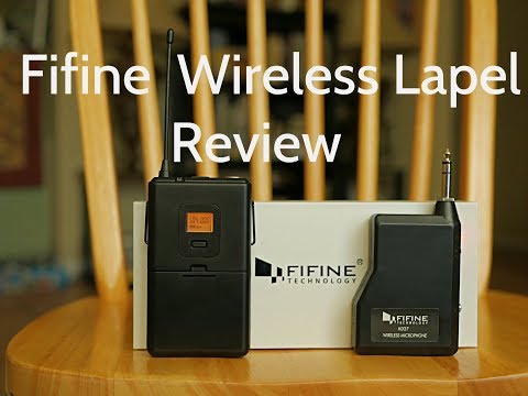 Fifine K037 Budget  Wireless Lapel Microphone Review