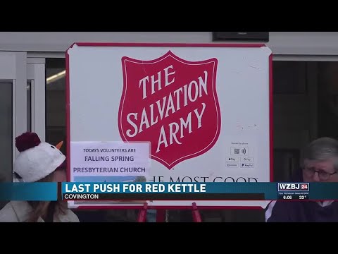 Covington Salvation Army Makes Final Push to Make Red Kettle Goal