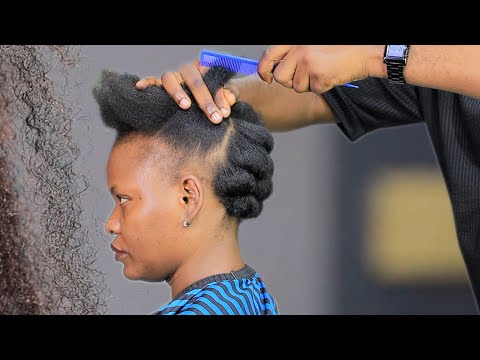 The Quickest Method For Short Natural HairStyling From Natural Hair Kinky . Detailed Tutorial.