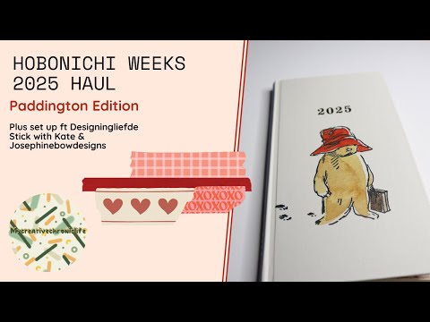 Hobonichi Paddington Techo weeks 2025 Haul & Set up