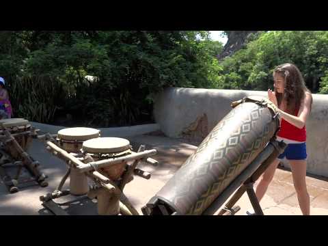 Jodi Playing the Bongo Drums in Disney 2012 - 10 Years Later