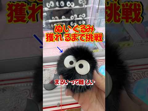 獲れるまでやってみた #クレーンゲーム #shorts #ぬいぐるみ #おたちゅう相模原 #攻略 #コツ #clawmachine #shortvideo