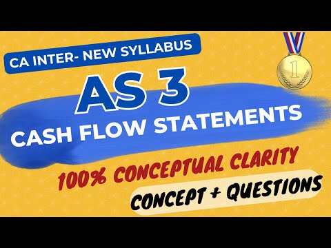 AS 3 in ENGLISH - Cash Flow Statements - PART 1 CONCEPTS - CA Inter New Syllabus