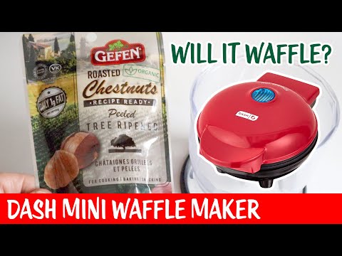 Will It Waffle? - Roasted Chestnuts - Day 18 Bonne Maman Advent Calendar 2024 - Dash Waffle Maker