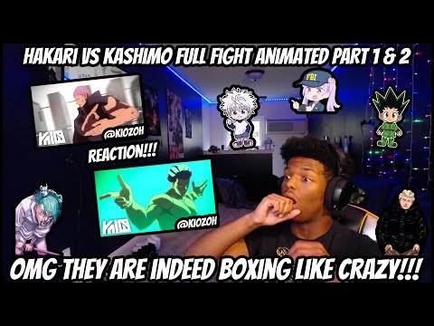 Hakari Vs Kashimo Full Fight Animated PART 1 & PART 2 (Reaction!!!)