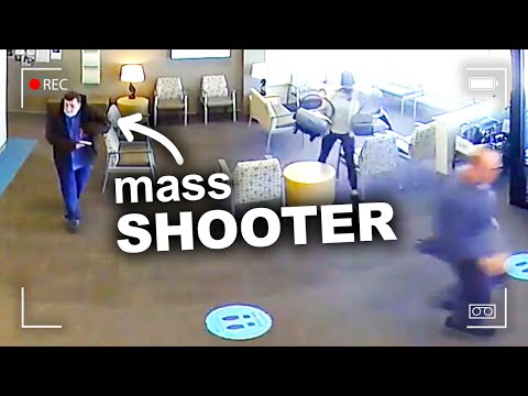 Footage Shows Moment Man Casually Starts a Mass Shooting