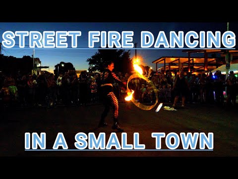 Street Fire Dancing Julesburg Cruise Night 2024