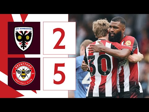 Igor Thago hits debut double 🇧🇷 | AFC Wimbledon 2-5 Brentford | Pre Season Friendly Highlights