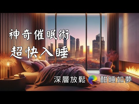 引導睡眠 I 强有效中文催眠引導瞬間消除焦慮，深層放鬆，恢復平靜，酣睡如夢