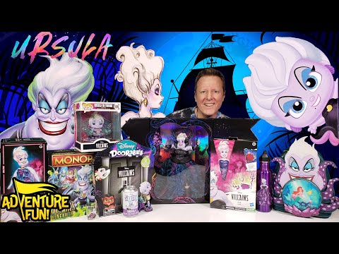 Disney Villains Ursula Little Mermaid Toy Action Figures AdventureFun!