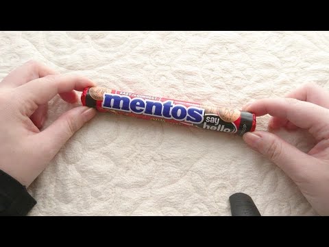 謎の絵柄 こちらが本当の【メントスコーラ】 mentos cola say hello japanese sweets ASMR