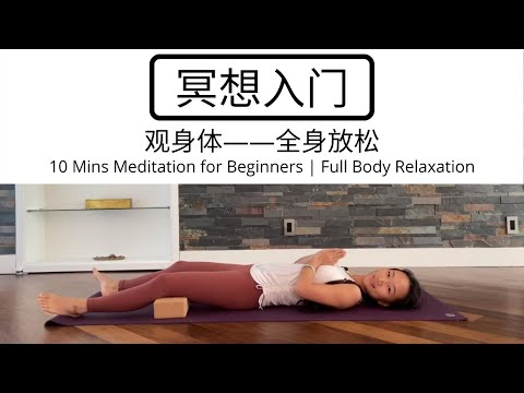 【10分钟冥想入门 | 观身体】全身放松 10mins Meditation for Beginners | Full Body Relaxation