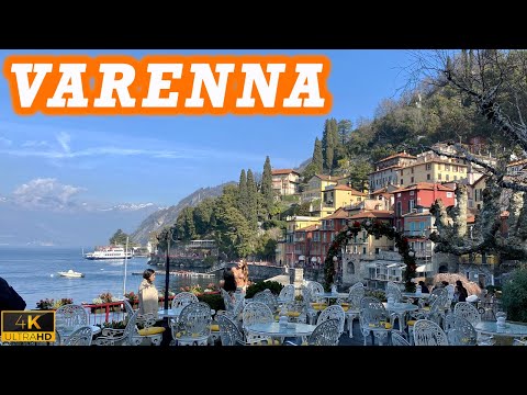 Varenna Italy 4k 🇮🇹 🌞  Amazing walk In The Most Beautiful Village on Lake Como