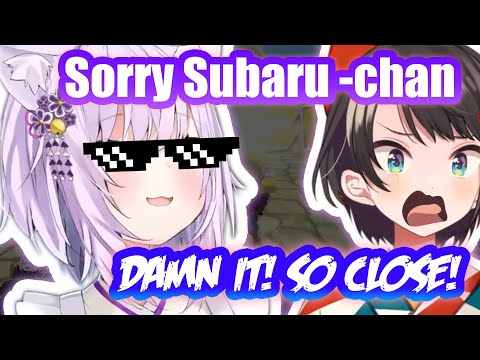 Subaru Almost Won Against Her Master, Okayu【Hololive English Sub】