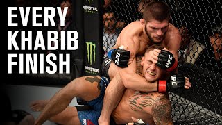 Every Khabib Nurmagomedov Finish