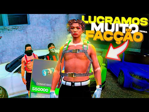 PASSEI 24 HORAS JOGANDO NESSA FACÇAO DEU MUITO LUCRO GTA RP