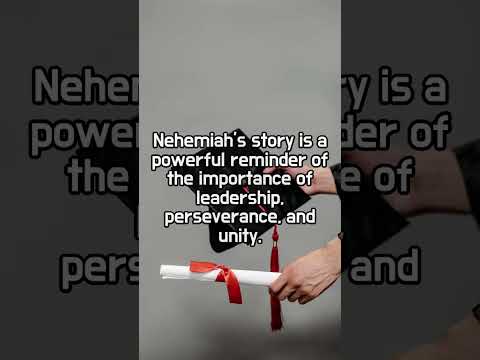 1 Minute Lesson of Nehemiah - A Leader of Restoration