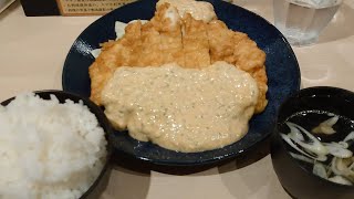 秋葉原「チキン南蛮専門店 ひむか食堂」宮崎チキン南蛮定食＋もも肉のチキン南蛮