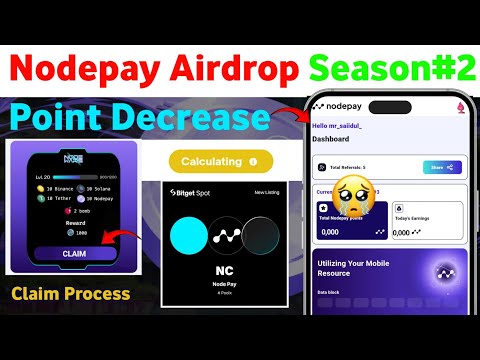 NodePay Season 2 Airdrop Point Calculating | Nodepay Airdrop Points Decrease | Nodepay Today Update