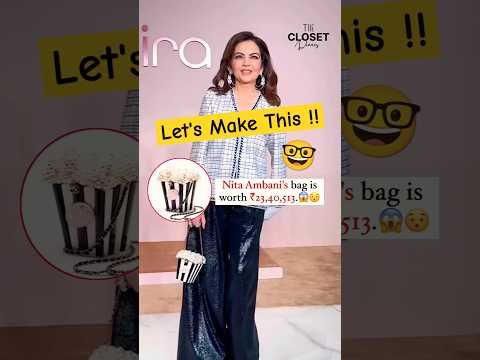 DIY Popcorn Bag 😲🍿 Nita Ambani popcorn bag diy homemade #shorts