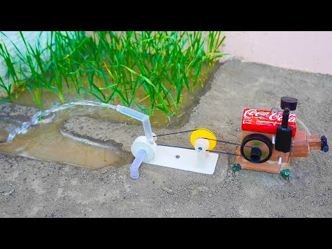 Amazing Diesel Engine Water Pump Model | Mini Diesel Engine Water Pump Science Project | Tube Well